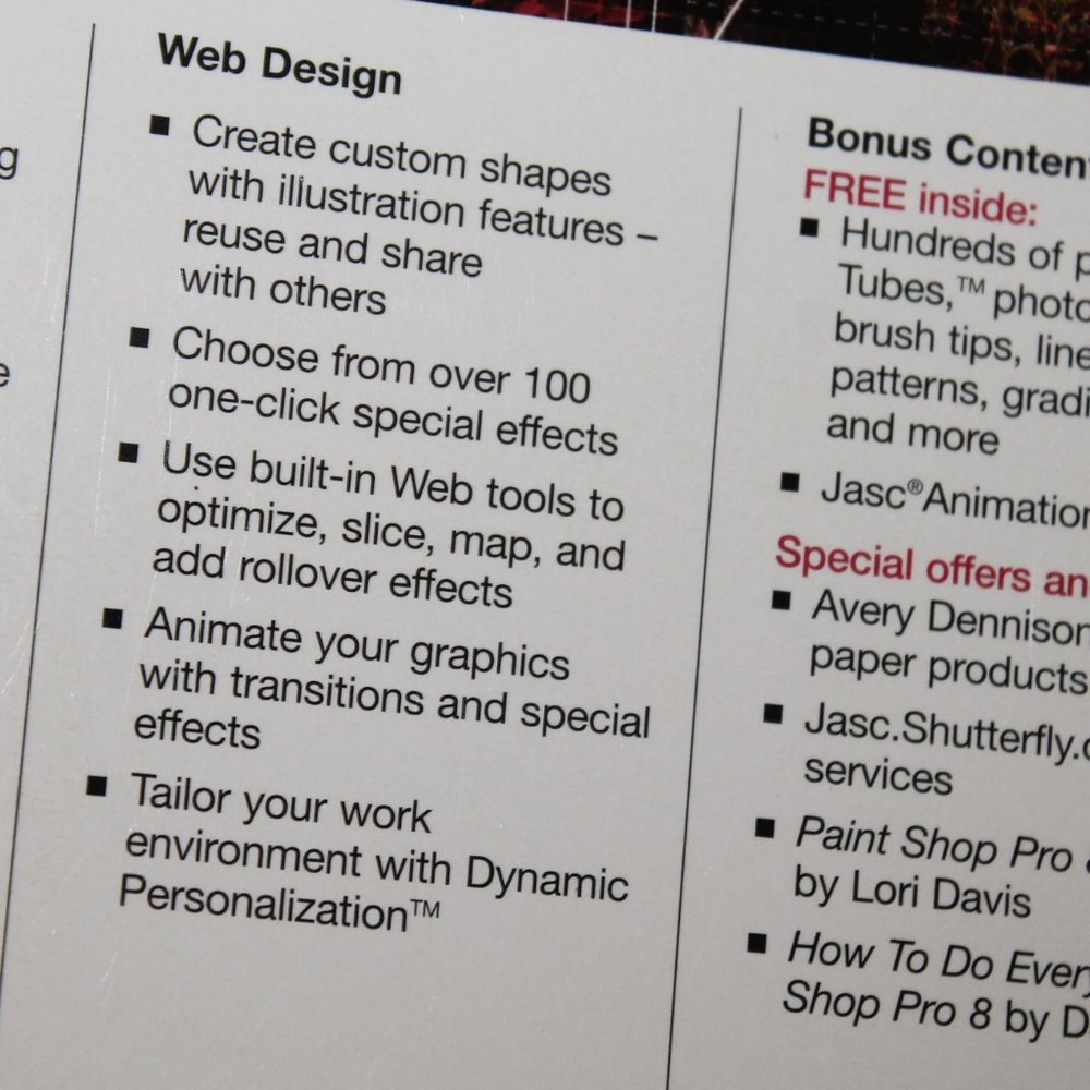 New Paint Shop Pro 8 In Box Compatible w Windows 10 - Picture 7 of 7